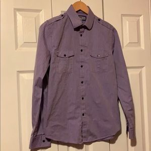 Express fitted military style shirt